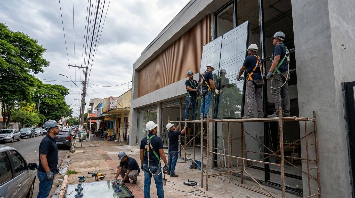 Fachada de Vidro em São Luís‑MA