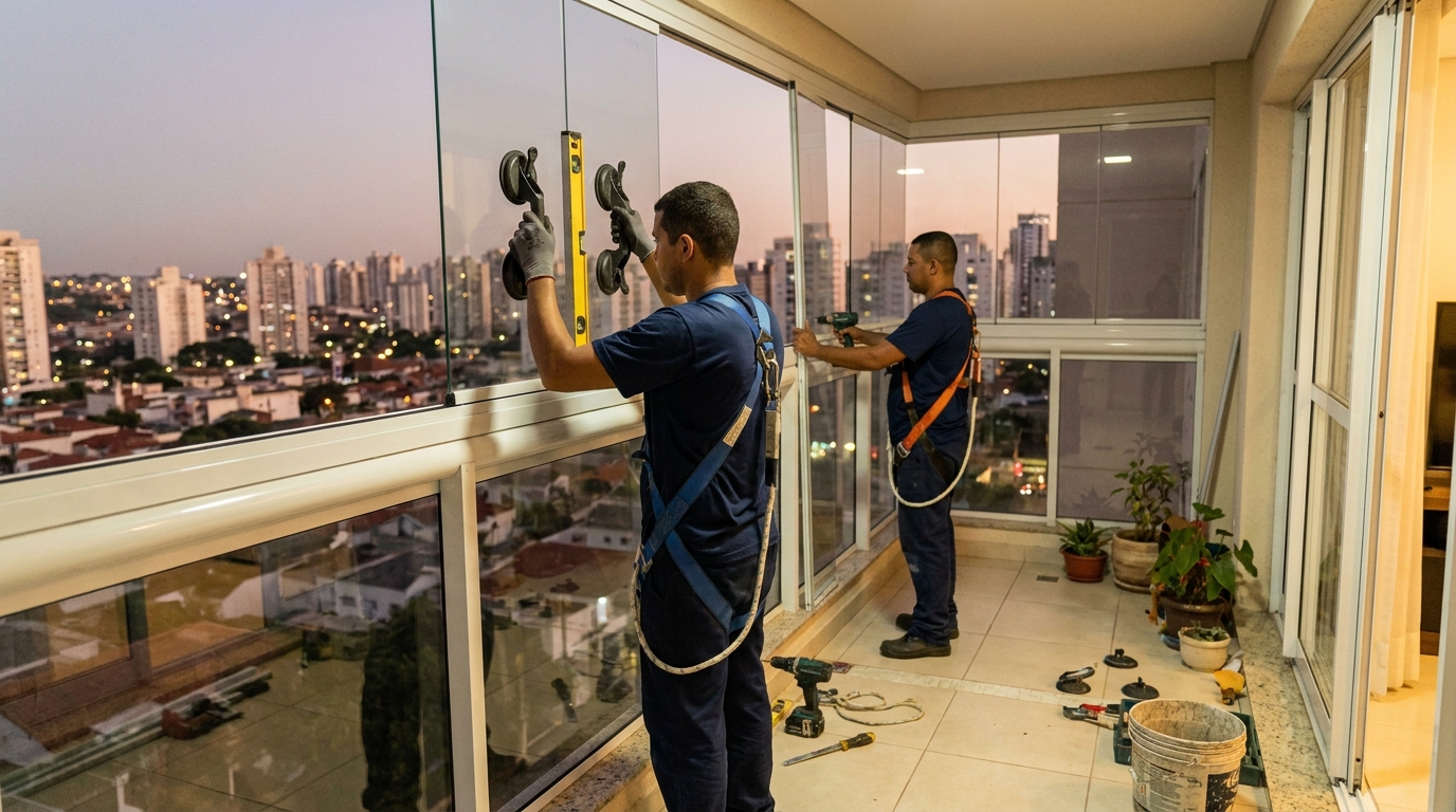Parede de Vidro em São Luís‑MA